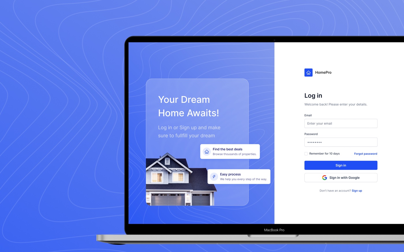 HomePro — Digital homebuying & mortgage platform